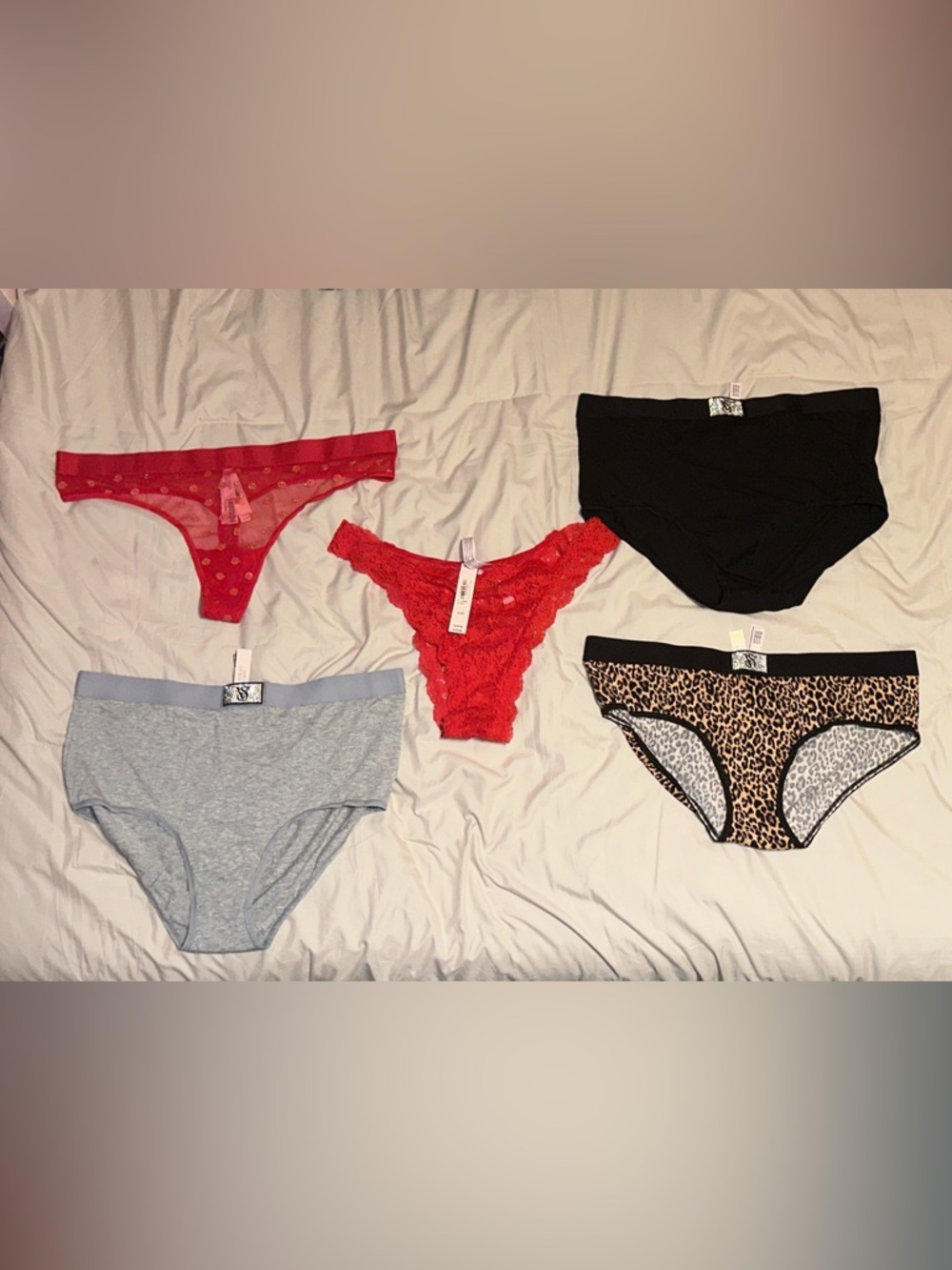 Plus Size Victoria's Secret 5 Piece Underwear Bundle